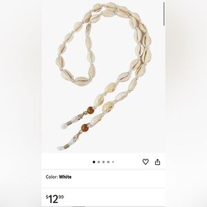 Shell Seashell Glasses Eyeglass Sunglass Chain Strap Necklace Lanyard